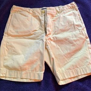 J Crew Stanton Short Pale Yellow - 30”
